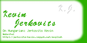 kevin jerkovits business card